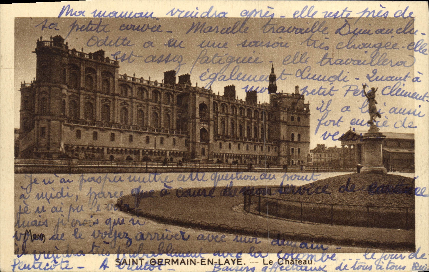 CPA St Germain en Laye Le Chateau