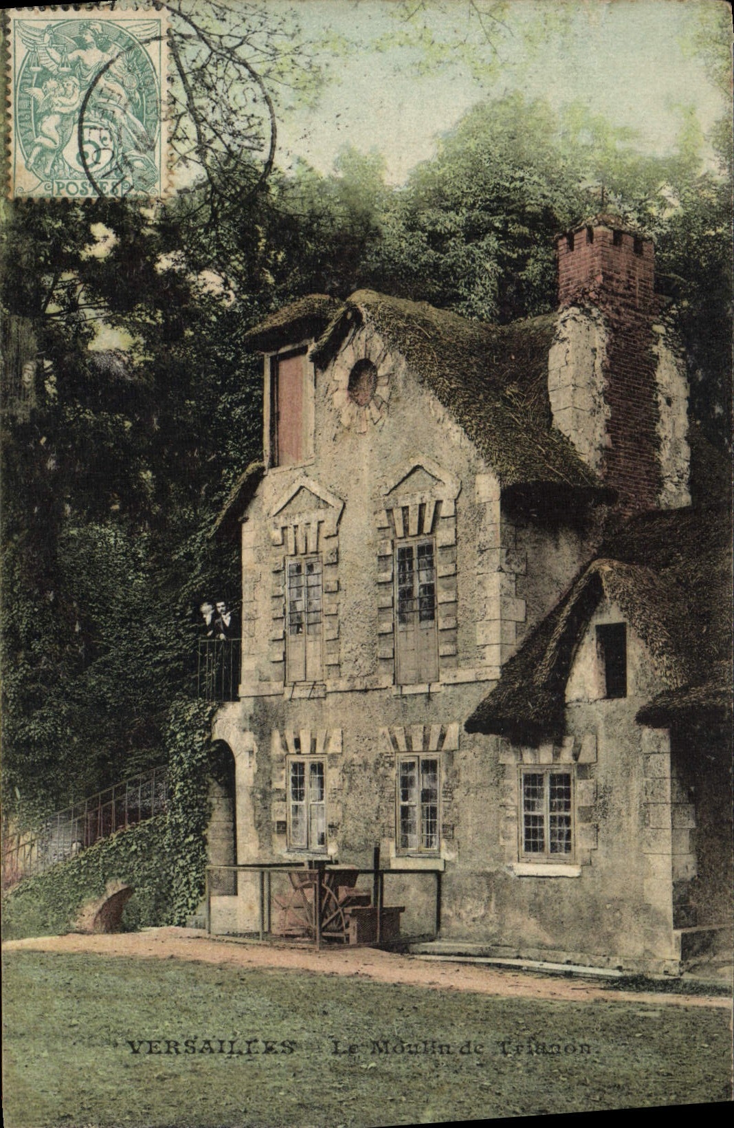 VINTAGE POSTCARD Versailles the mill of Trianon