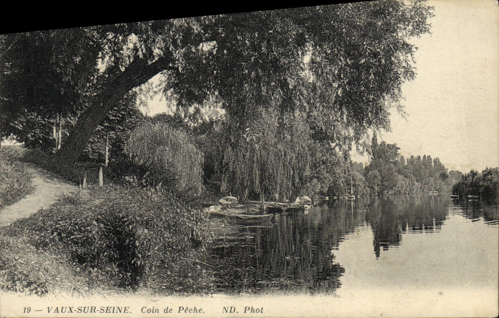 CPA Vaux de Cernay Coin de Peche