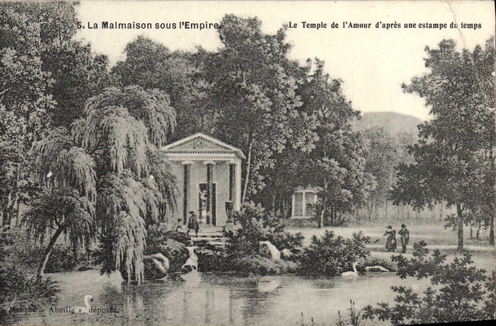 CPA La Malmaison sous l'Empire Le temple de l'amour d'apres unes estampe du temps