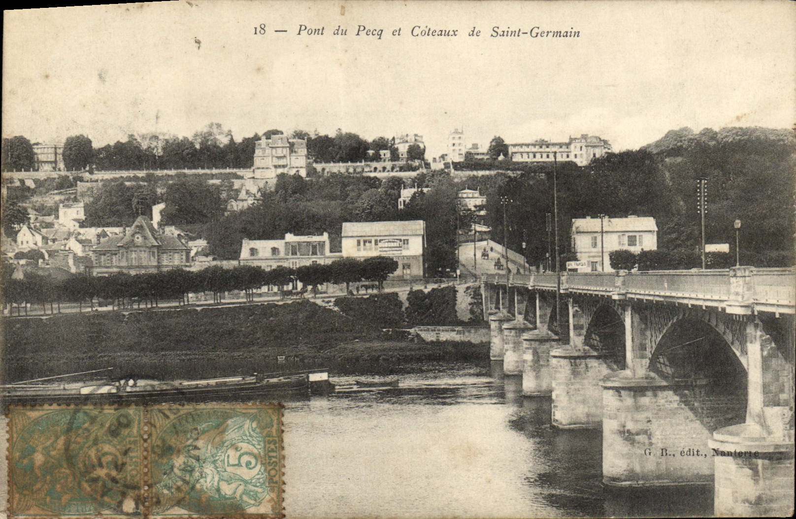 CPA Pont du Pecq et Coteaux de Saint Germain