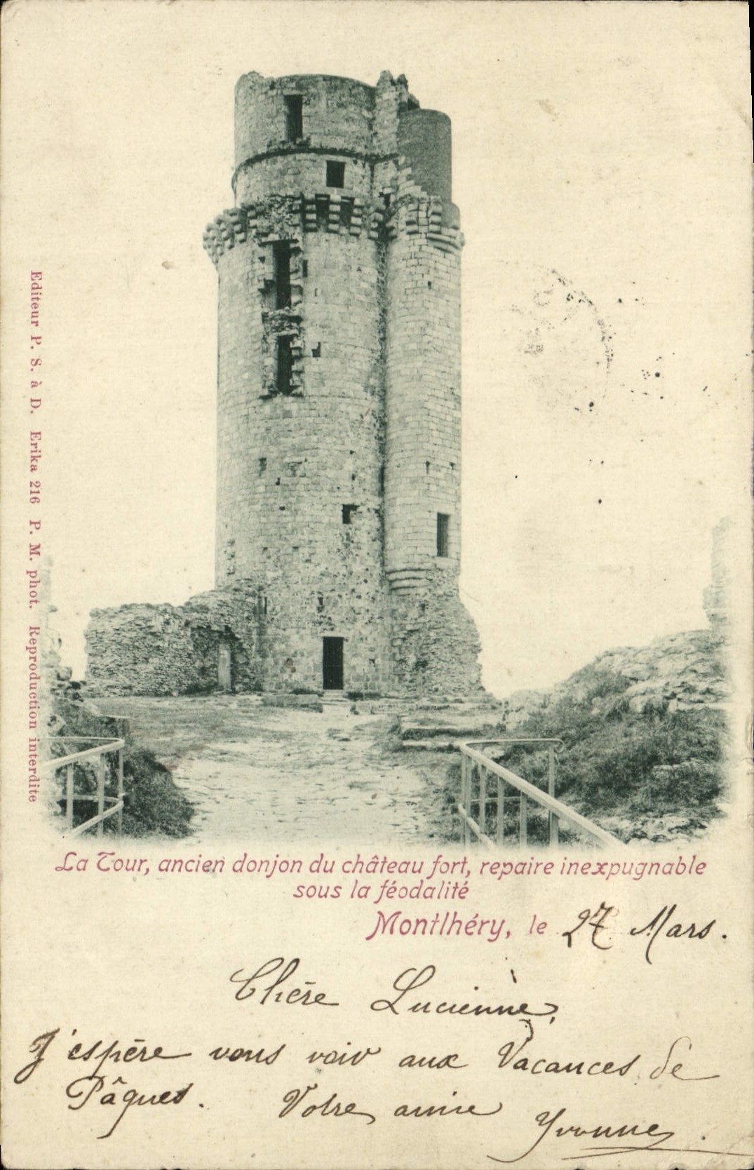 CPA Montlhery La tour 