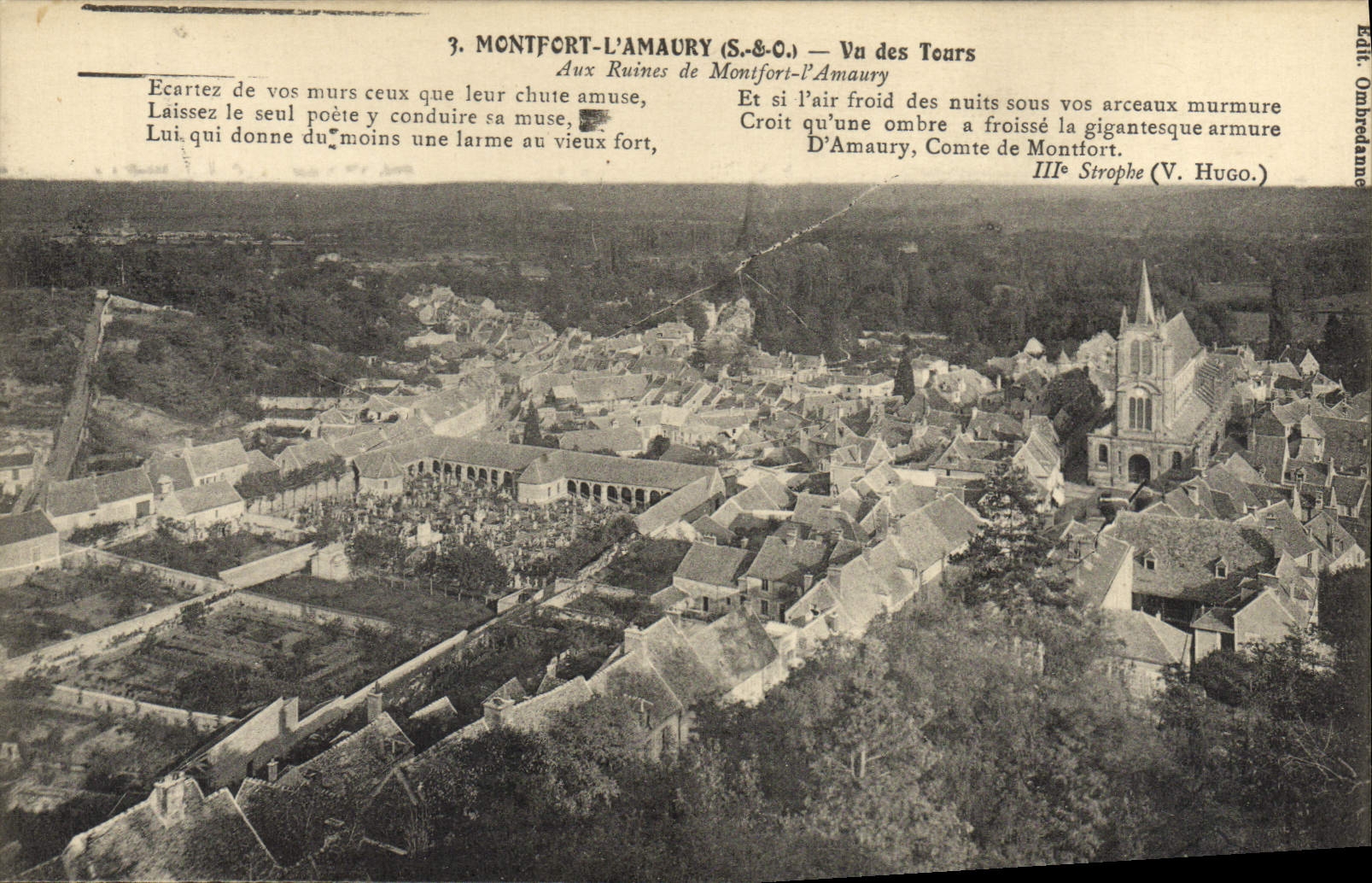 CPA Montfort l'Amaury Vue des Tours