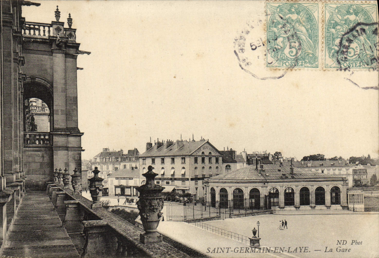 CPA Saint Germain en Laye La Gare