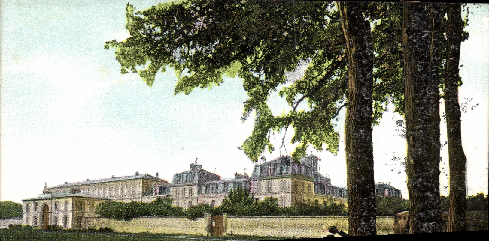 POSTAL de la VENDIMIA Saint Germain en cabinas del martillo de Bush