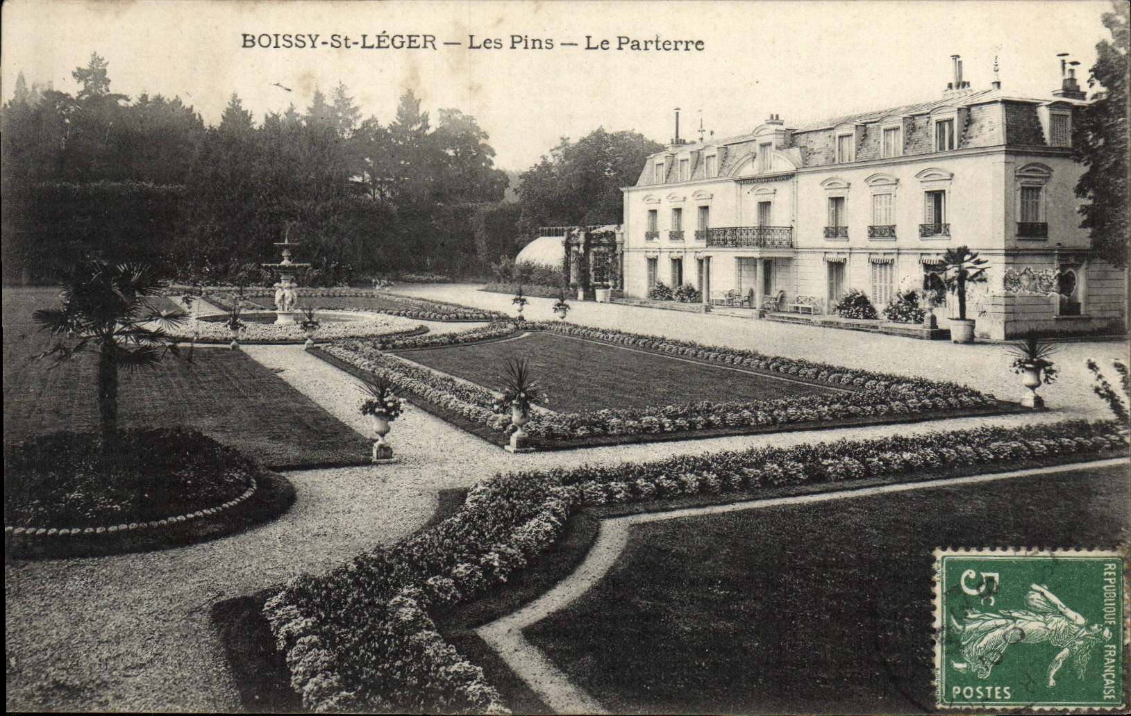 VINTAGE POSTCARD Boissy Light St Pines the Floor