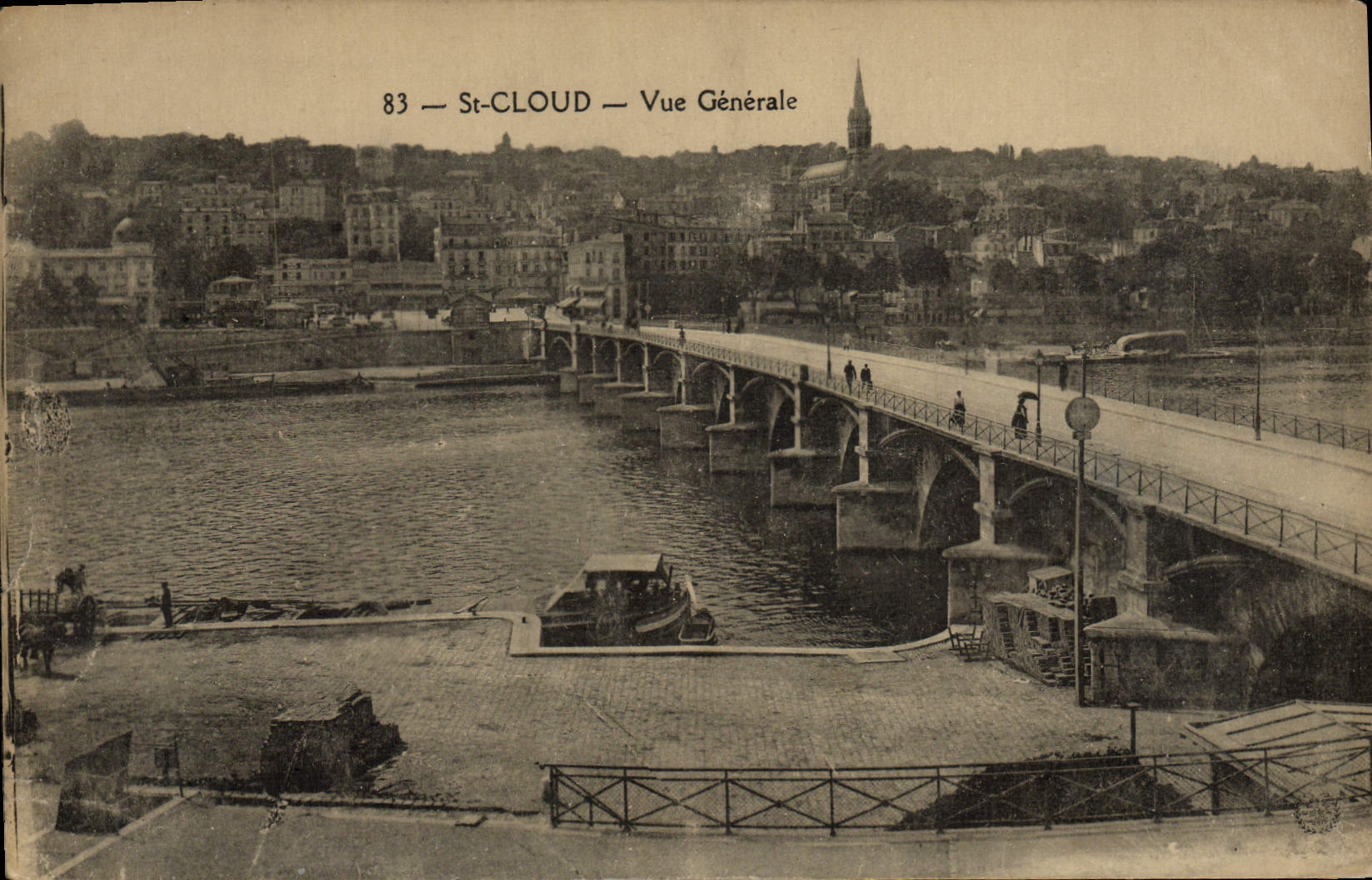 CPA St Cloud Vue Generale 