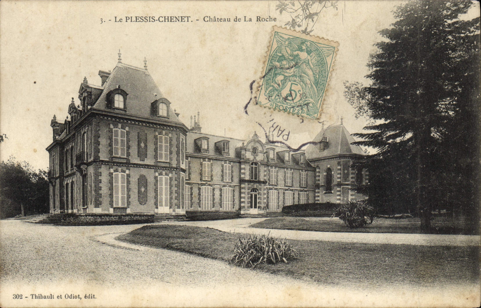 CPA Le Plessis Chenet Chateau de la Roche 