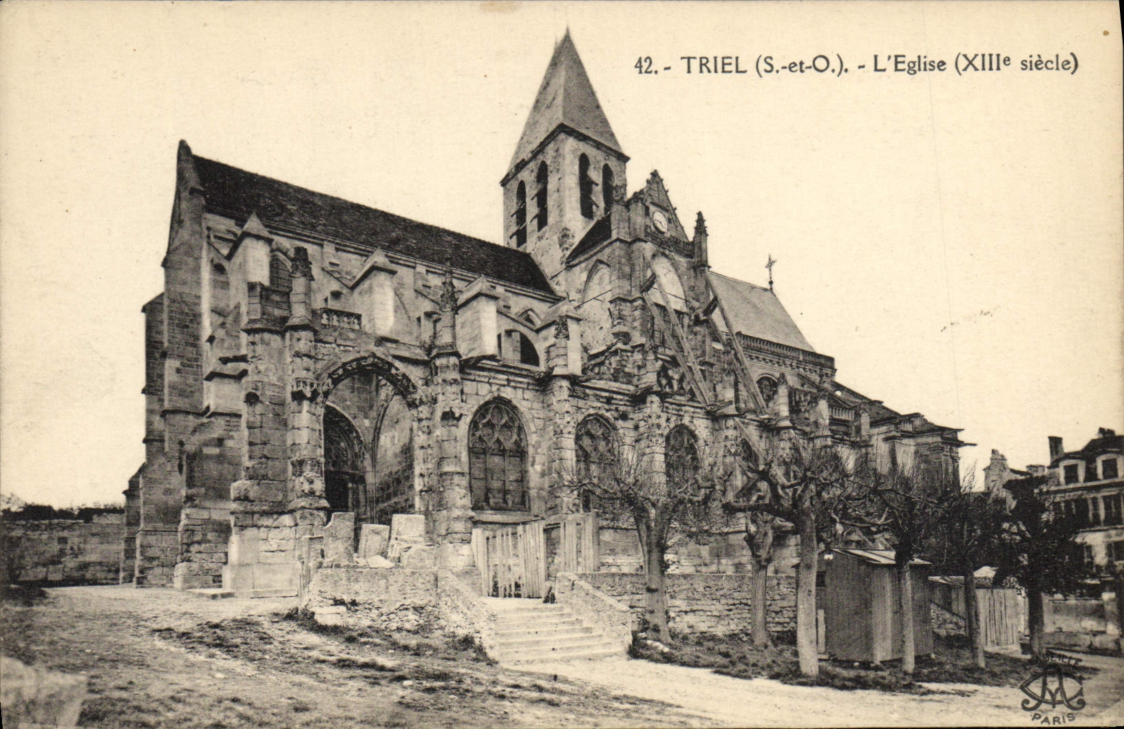 CPA Triel L'Eglise 