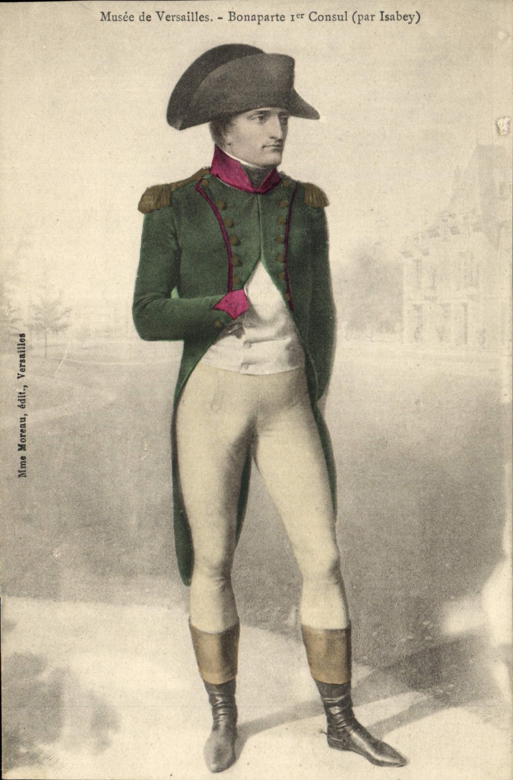 VINTAGE POSTCARD Museum of Versailles Bonaparte L er Consul by Isabey Napoleon 1st
