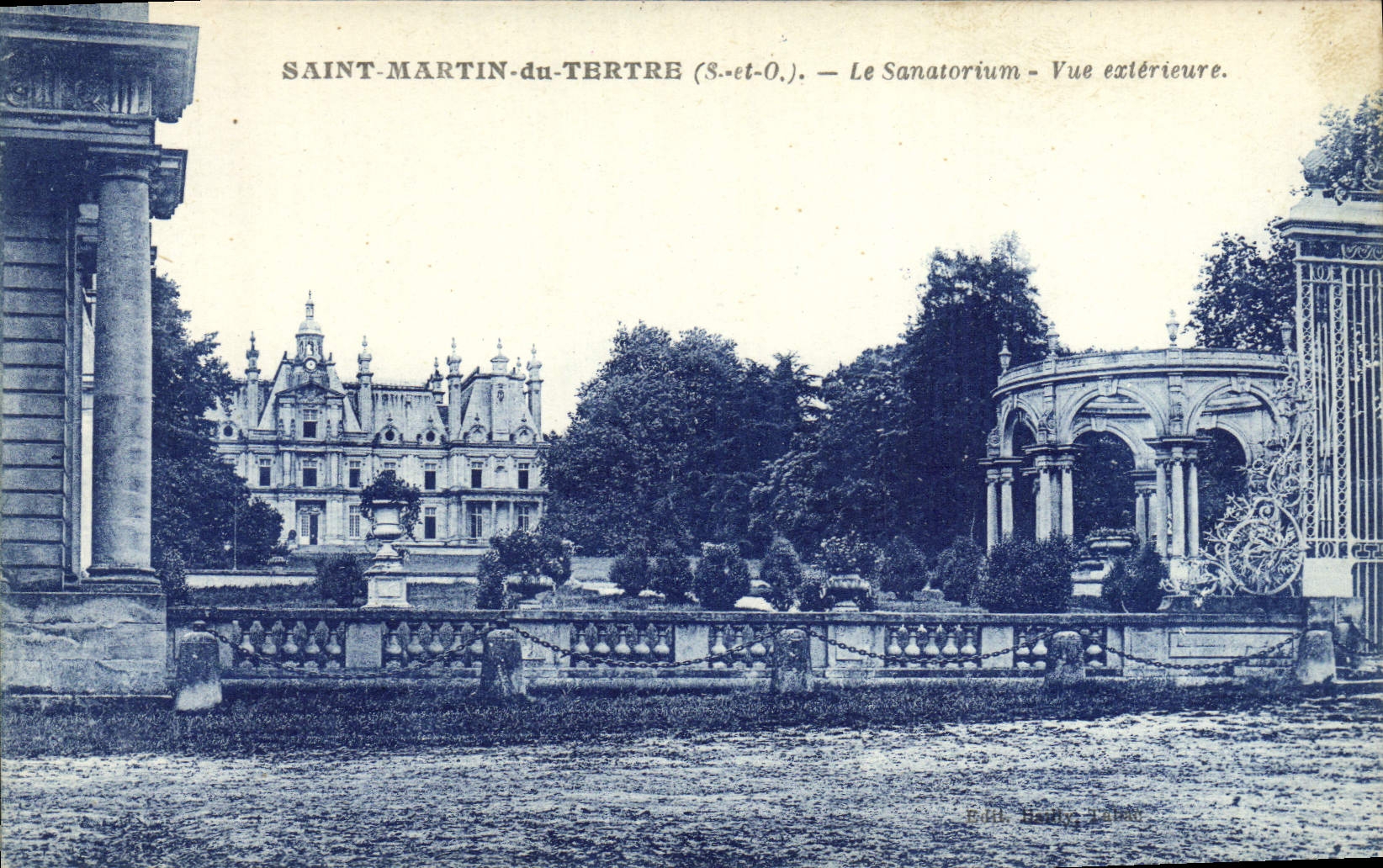 VINTAGE POSTCARD Holy Martin Of the Hillock the sanatorium Seen external