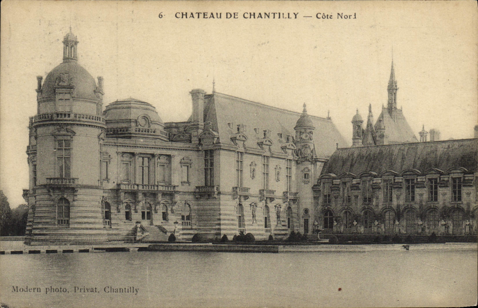 CPA Chateau De Chantilly Cote Nord