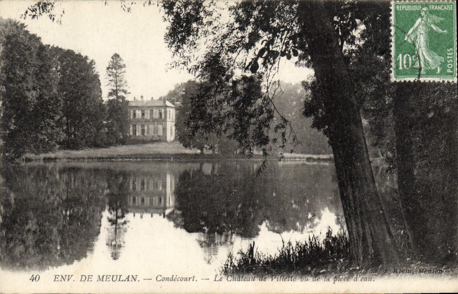 CPA Environs de Meulan Condecourt Le Chateau