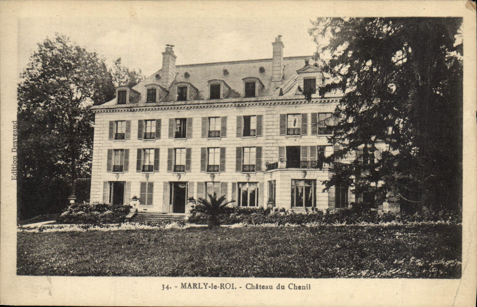 CPA Marly Le Roi Chateau Du Chenil