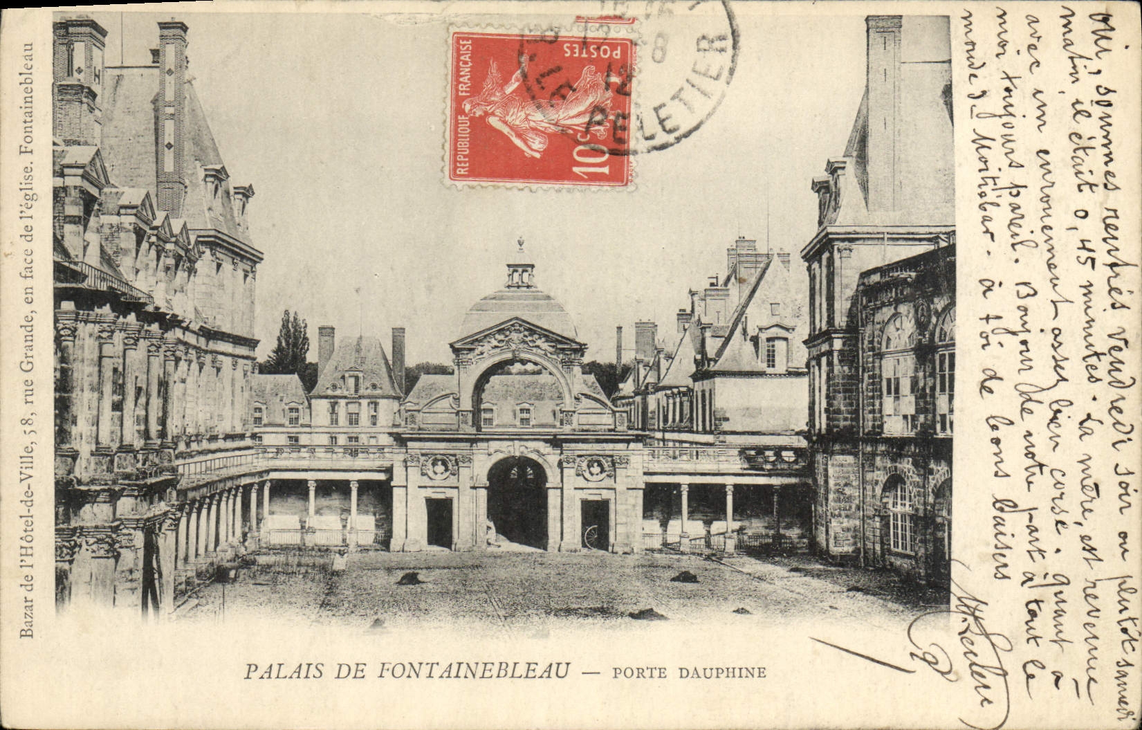 CPA Palais De Fontainebleau Porte Dauphine