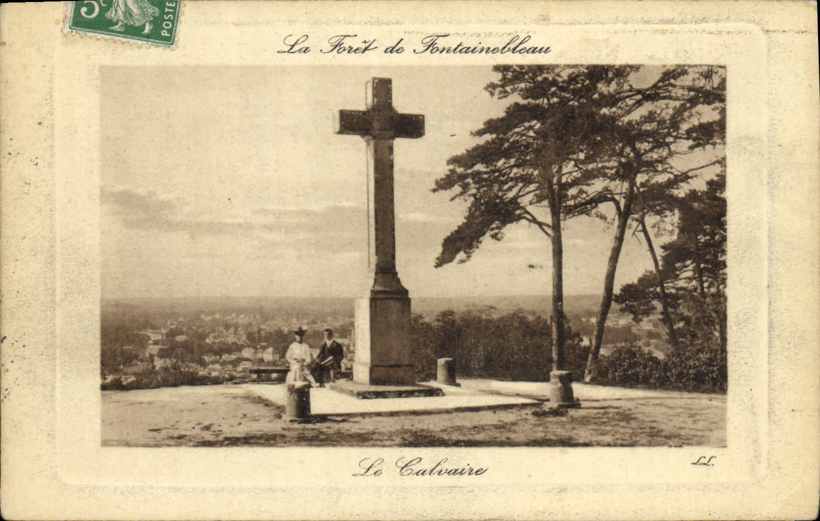 CPA La Foret De Fontainebleau Le Calvaire