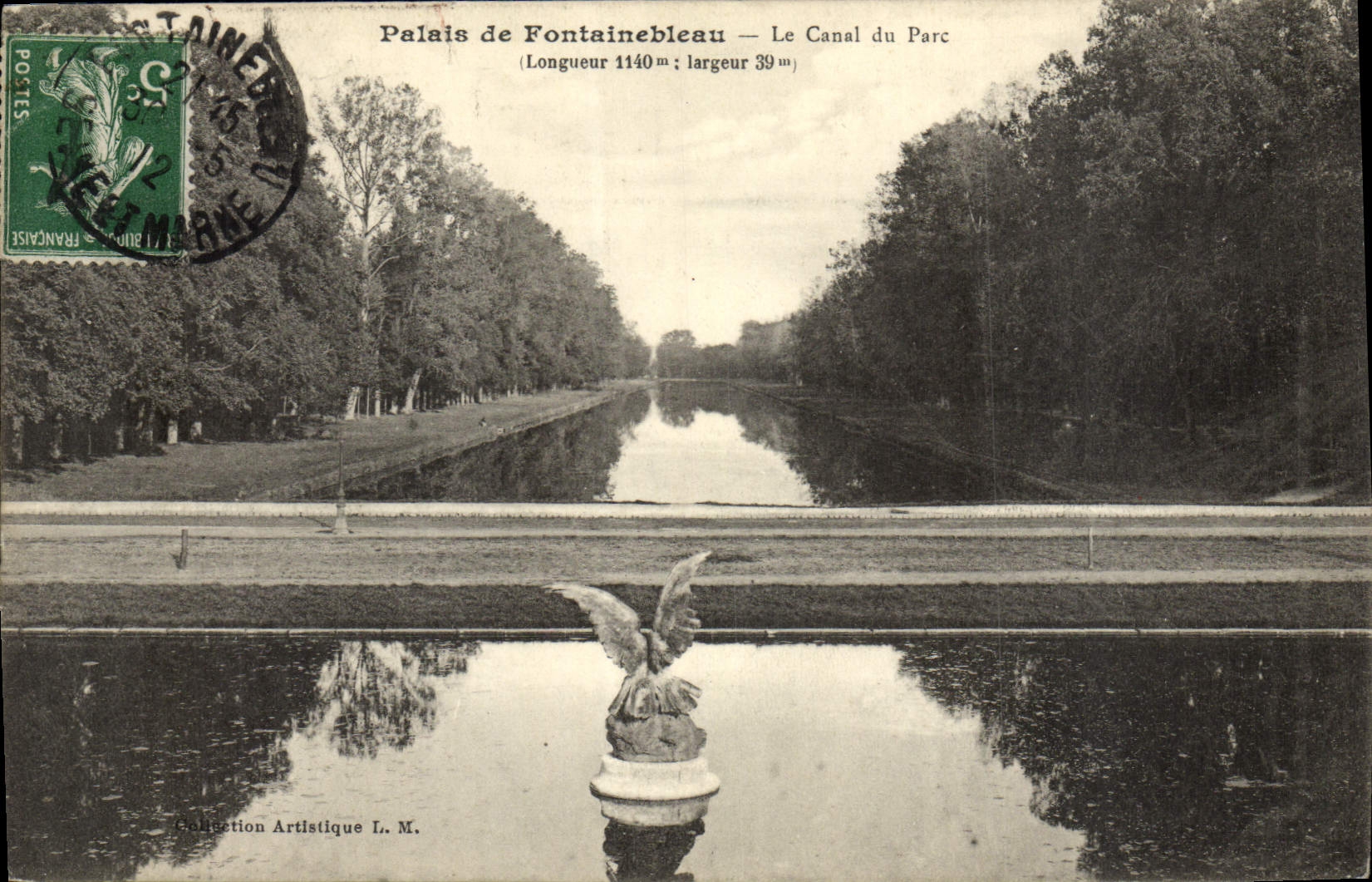 CPA Palais De Fontainebleau Le Canal Du Parc