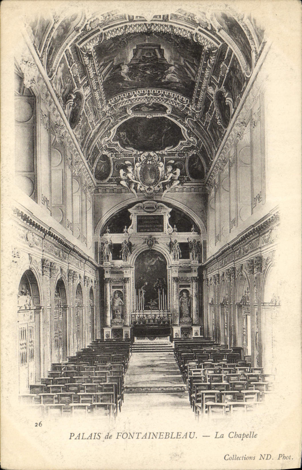 CPA Palais De Fontainebleau La Chapelle