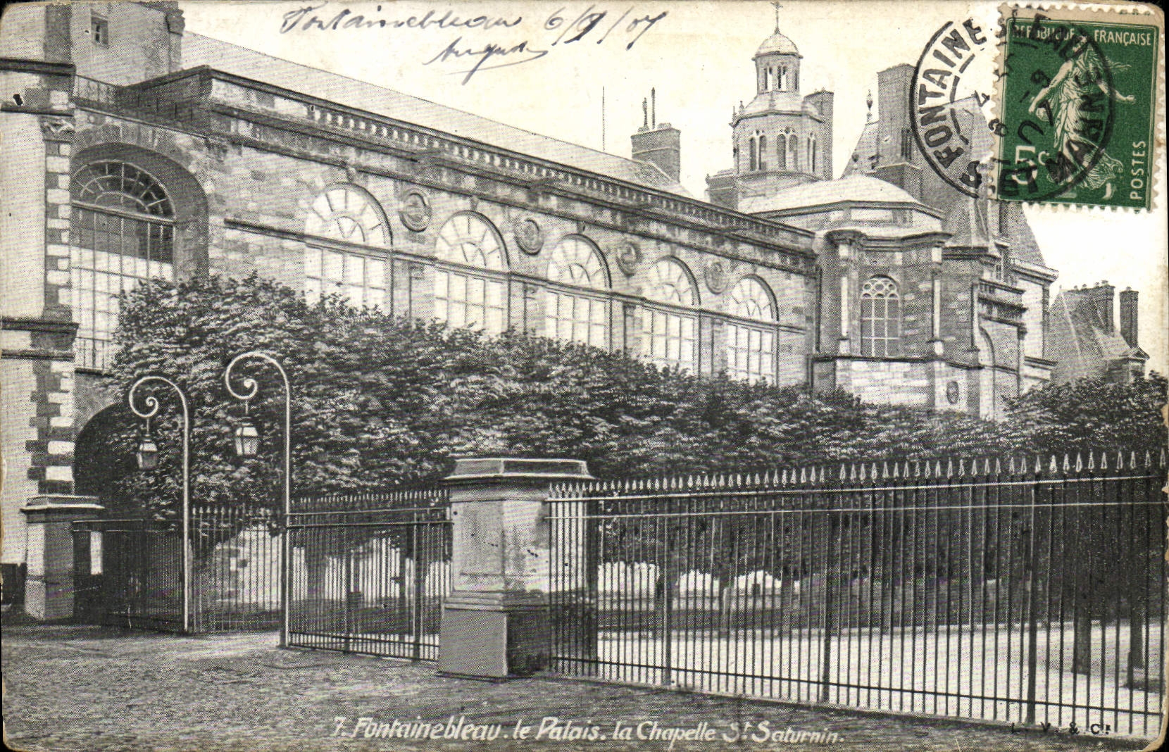 CPA Fontainebleau Le Palais La Chapelle St Saturnin