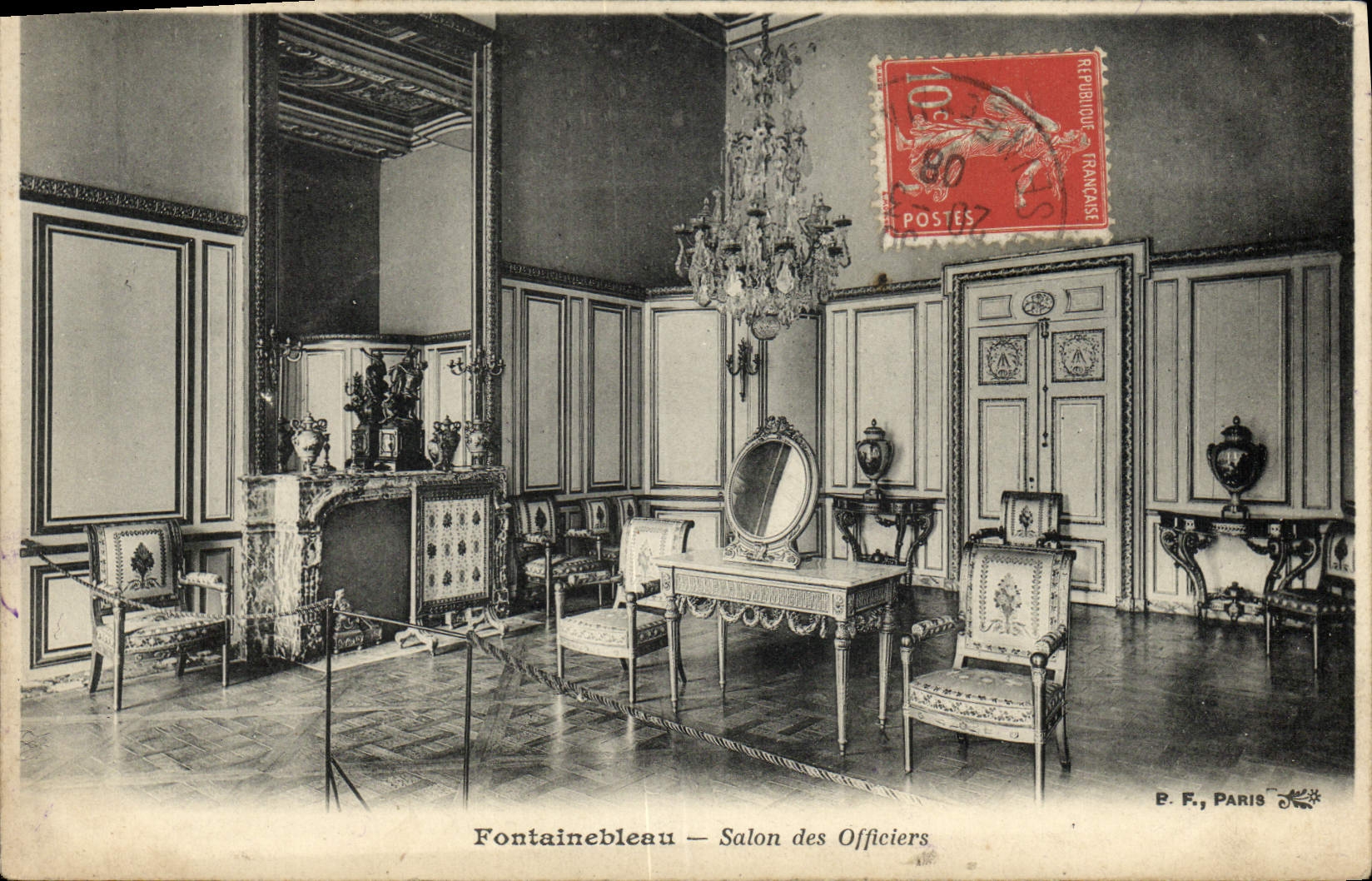 CPA Fontainebleau Salon Des Officiers