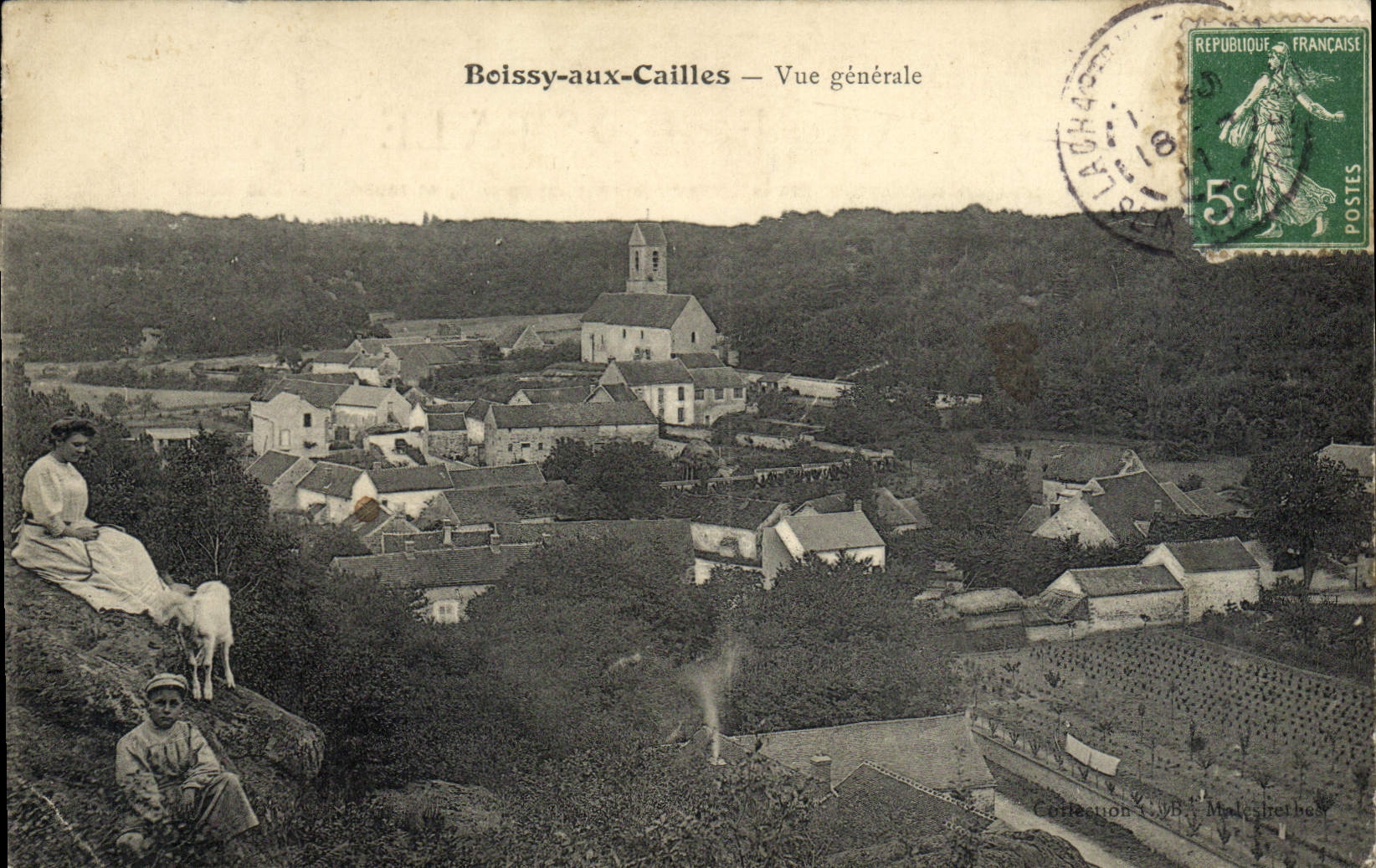 VINTAGE POSTCARD Boissy With Ruails View