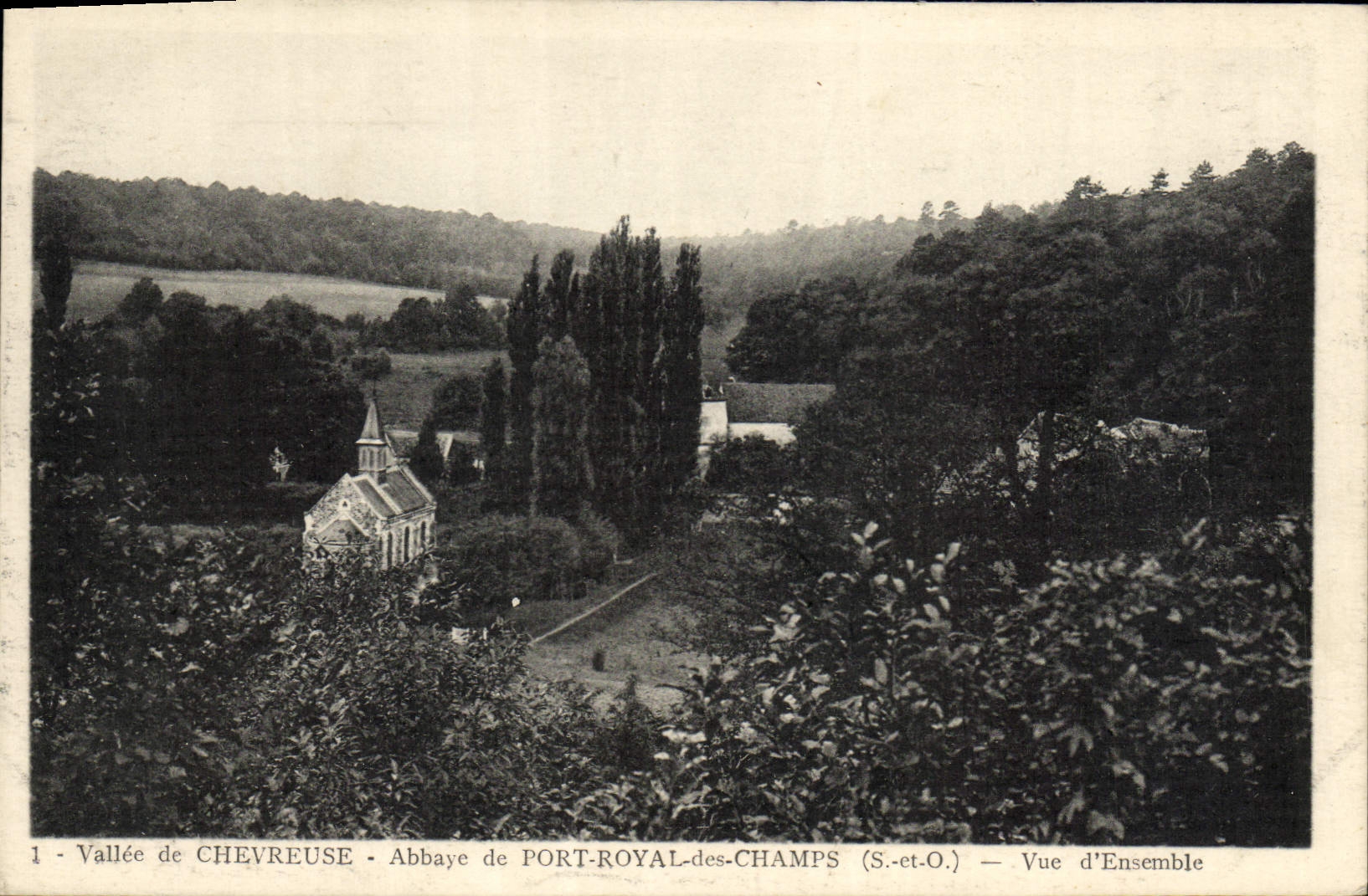 CPA Vallee De Chevreuse Abbaye De Port Royal Des Champs Vue d'Ensemble