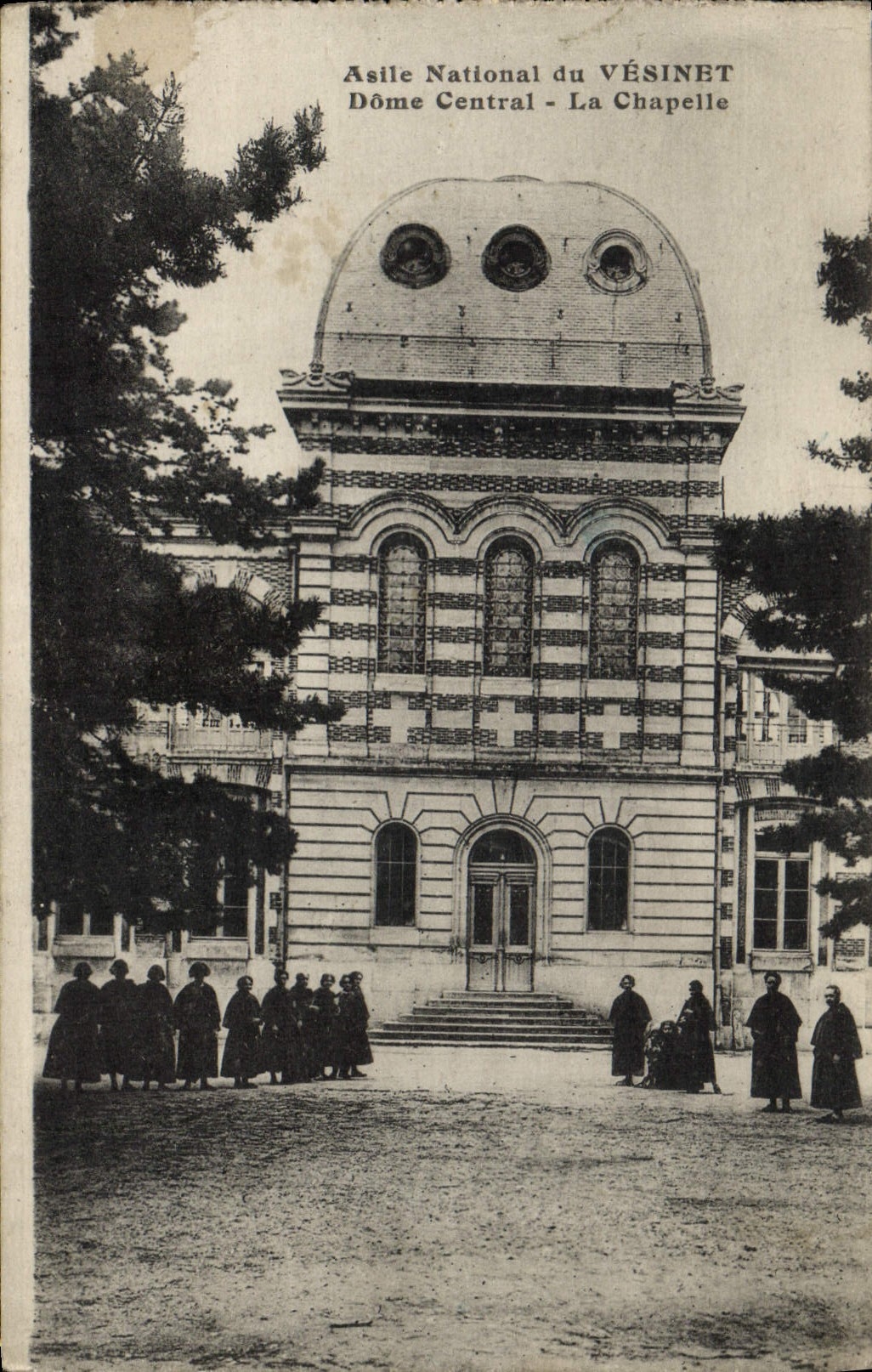 CPA Asile National Du Vesinet Dome Central La Chapelle