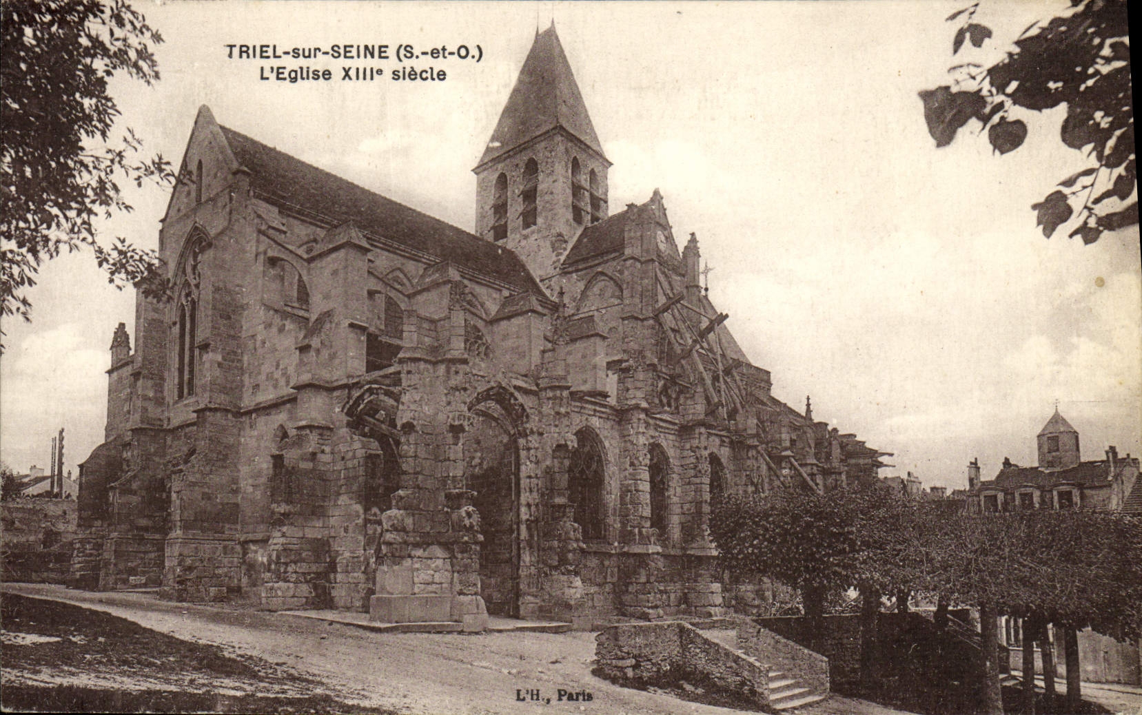 CPA Triel Sur Seine L'Eglise