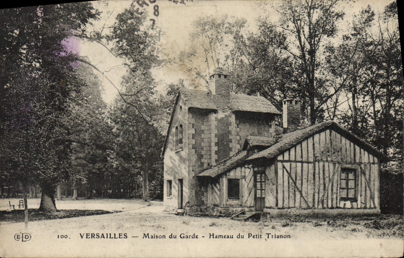 VINTAGE POSTCARD Versailles House Of the Guard Hamlet Of Small the trianon