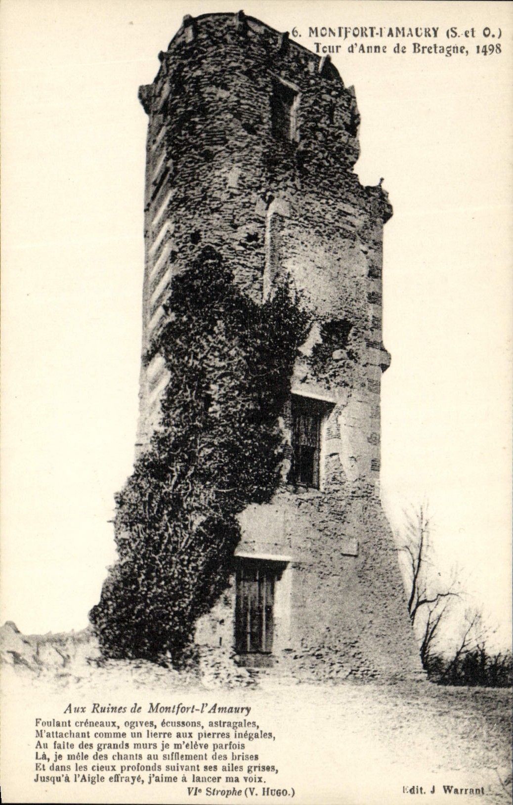 CPA Montfort L'Amaury Tour d'Anne de Bretagne