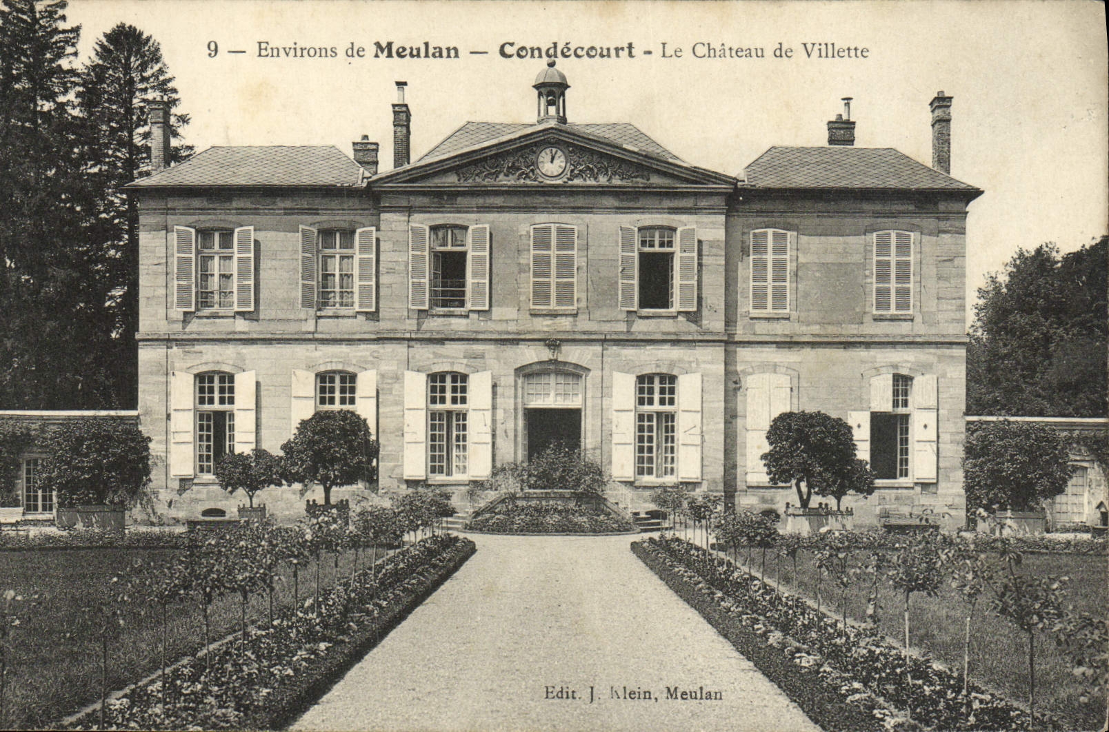 CPA Environs de Meulan Condecourt Le Chateau de Villette