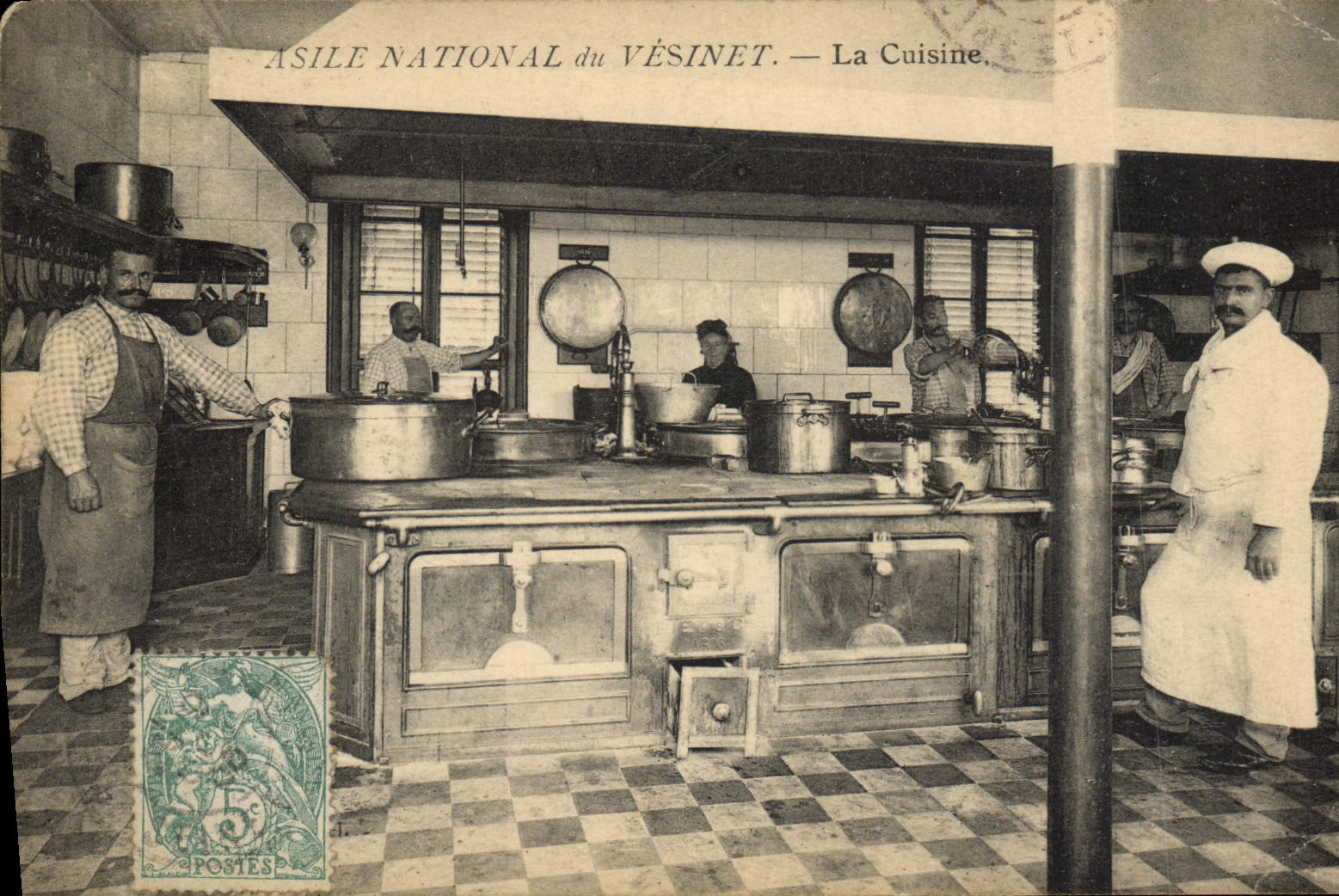 CPA Asile national du Vesinet La cuisine TOP