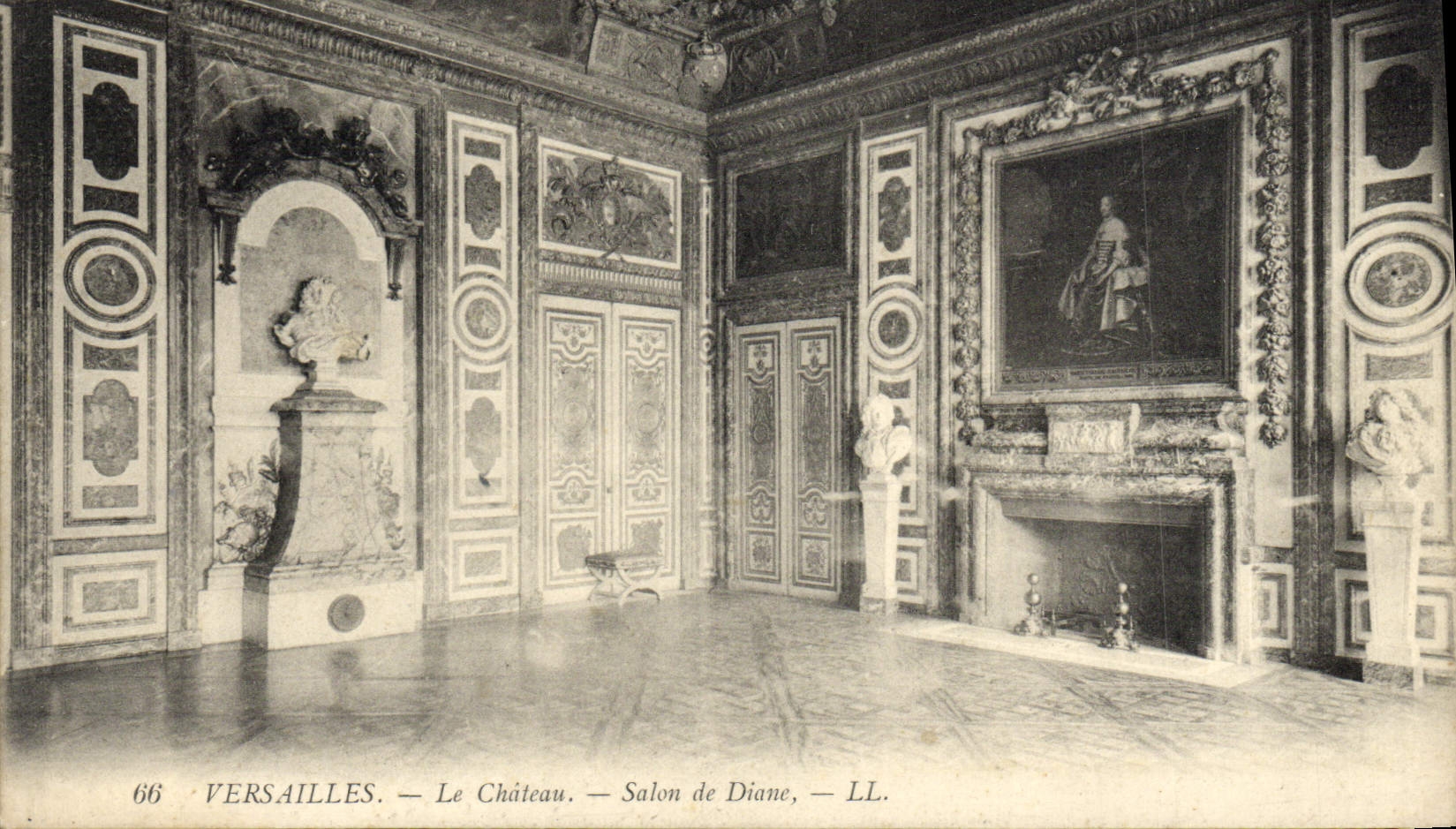 CPA Versailles Le Chateau Salon de Diane