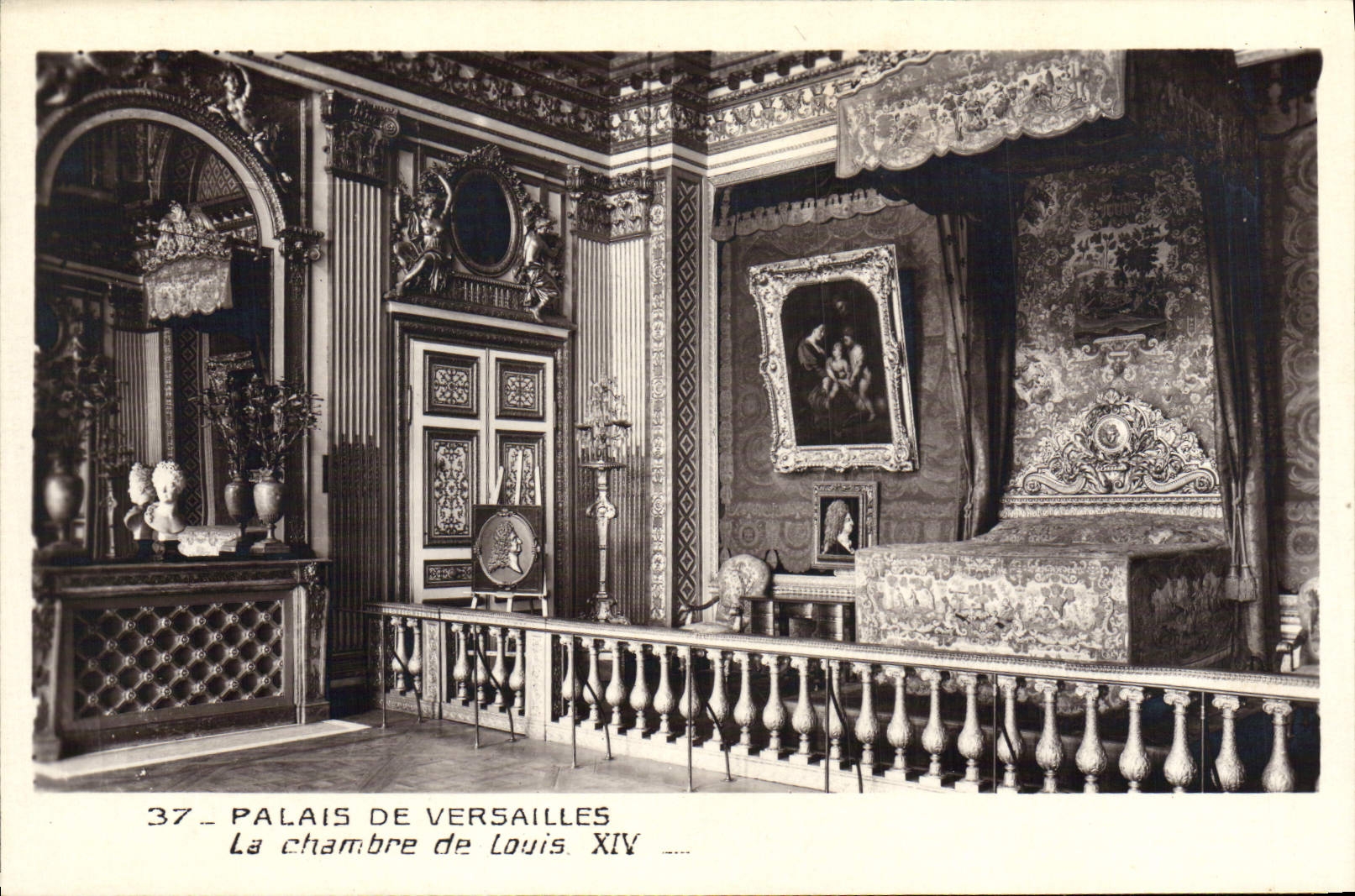 CPA Palais De Versailles La Chambre de Louis XIV
