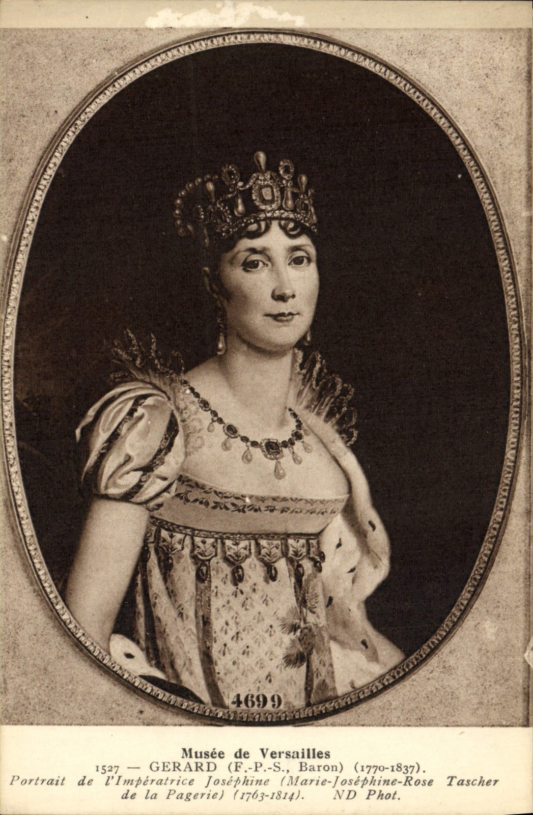 CPA Versailles Gerard Imperatrice Josephine