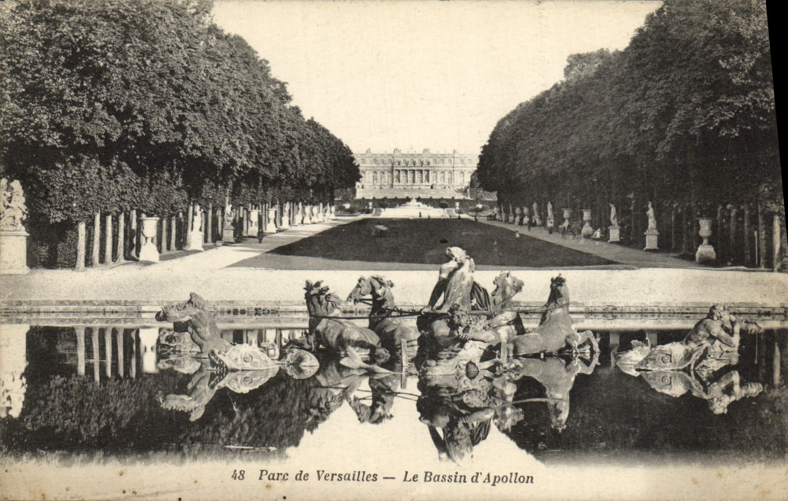 CPA Versailles Le Bassin d'Apollon