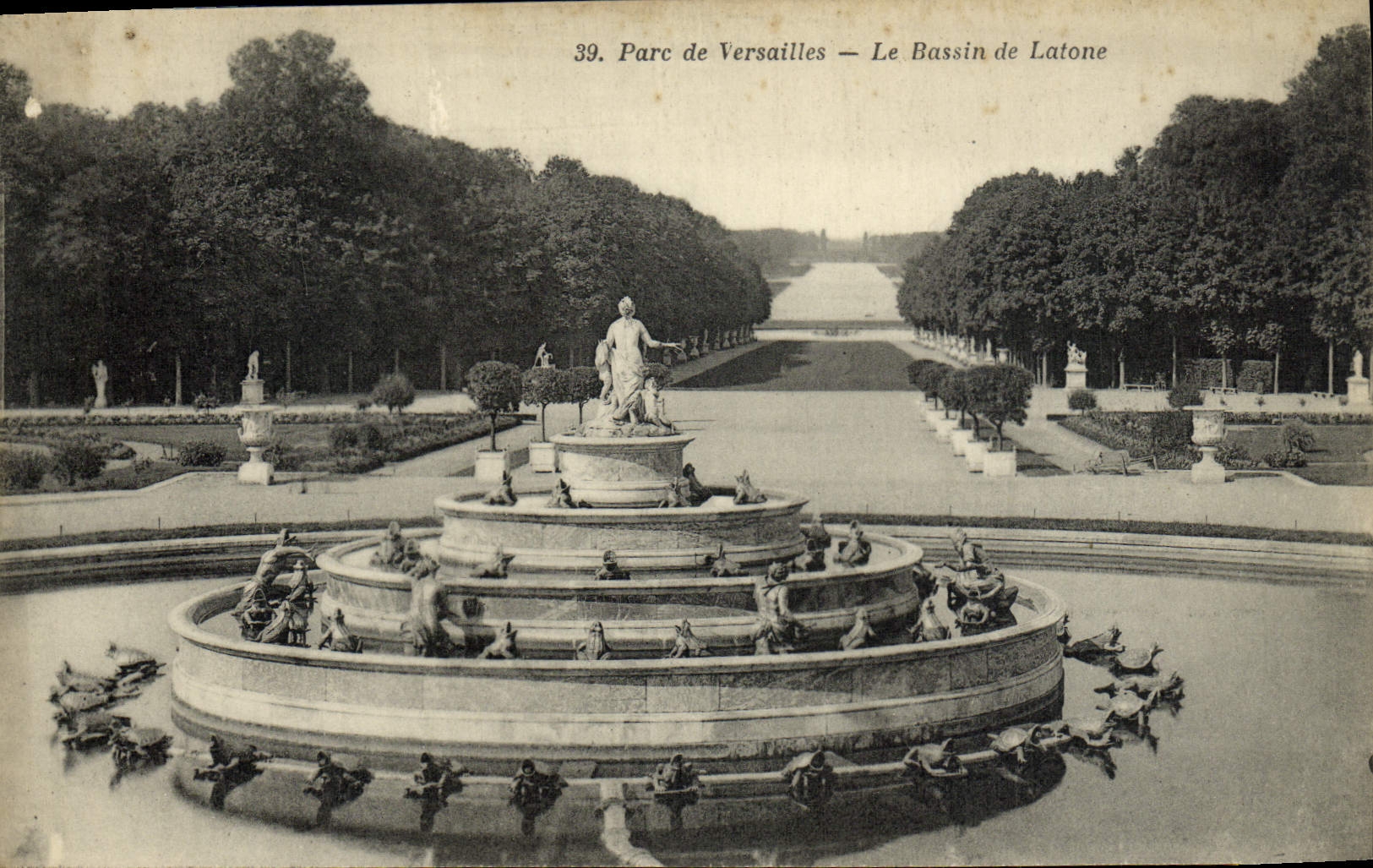 CPA Versailles Le Bassin de Latone