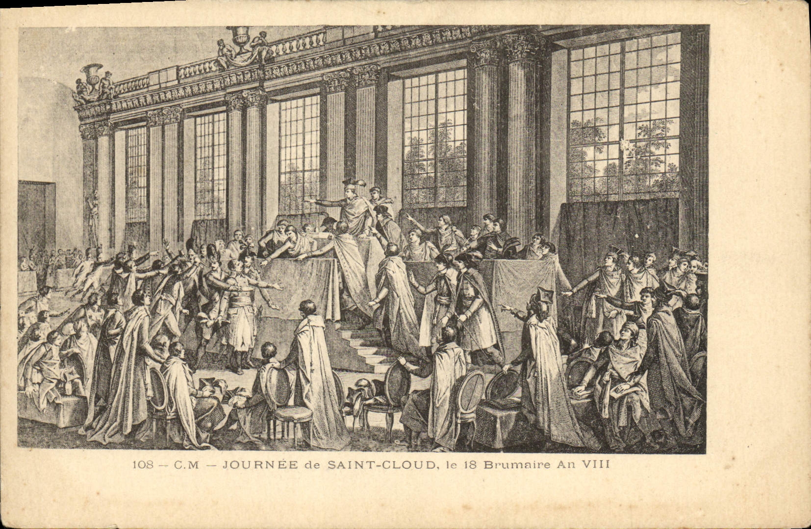 CPA Saint Cloud Journee Brumaire An VIII
