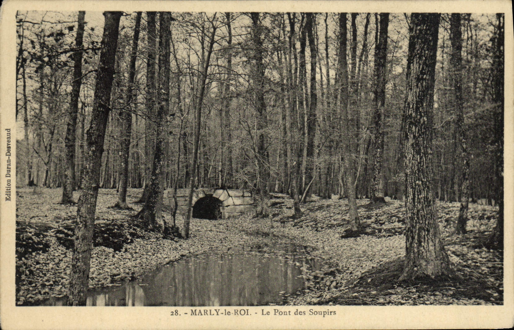 CPA Marly le Roi Le Pont des Soupirs