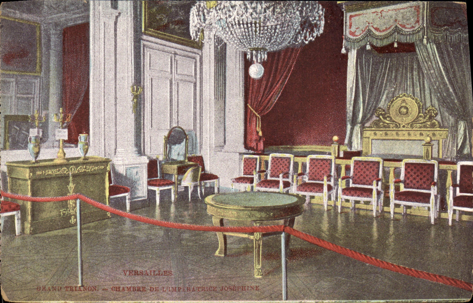 CPA Versailles Grand Trianon Chambre de l'imperatrice Josephine