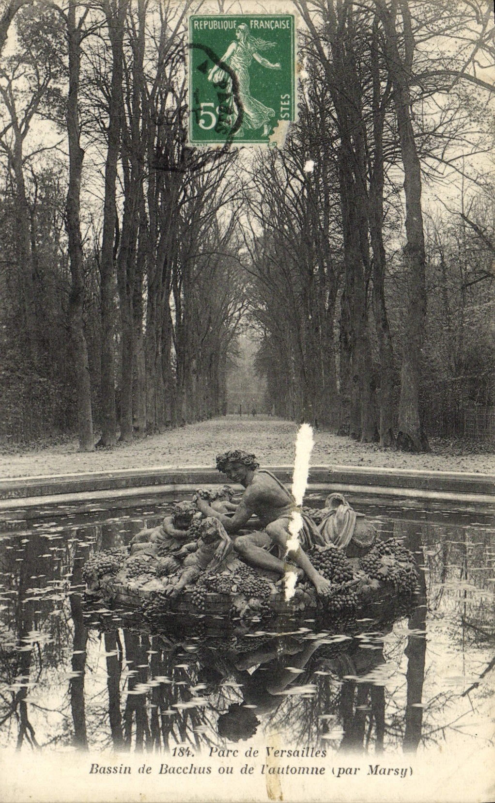 CPA Versailles Bassin de Bacchus ou de L'Automne Par Marsy