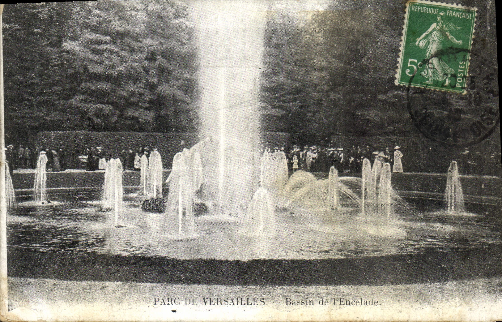 Lavabo de Versalles de la POSTAL de la VENDIMIA de Encelade
