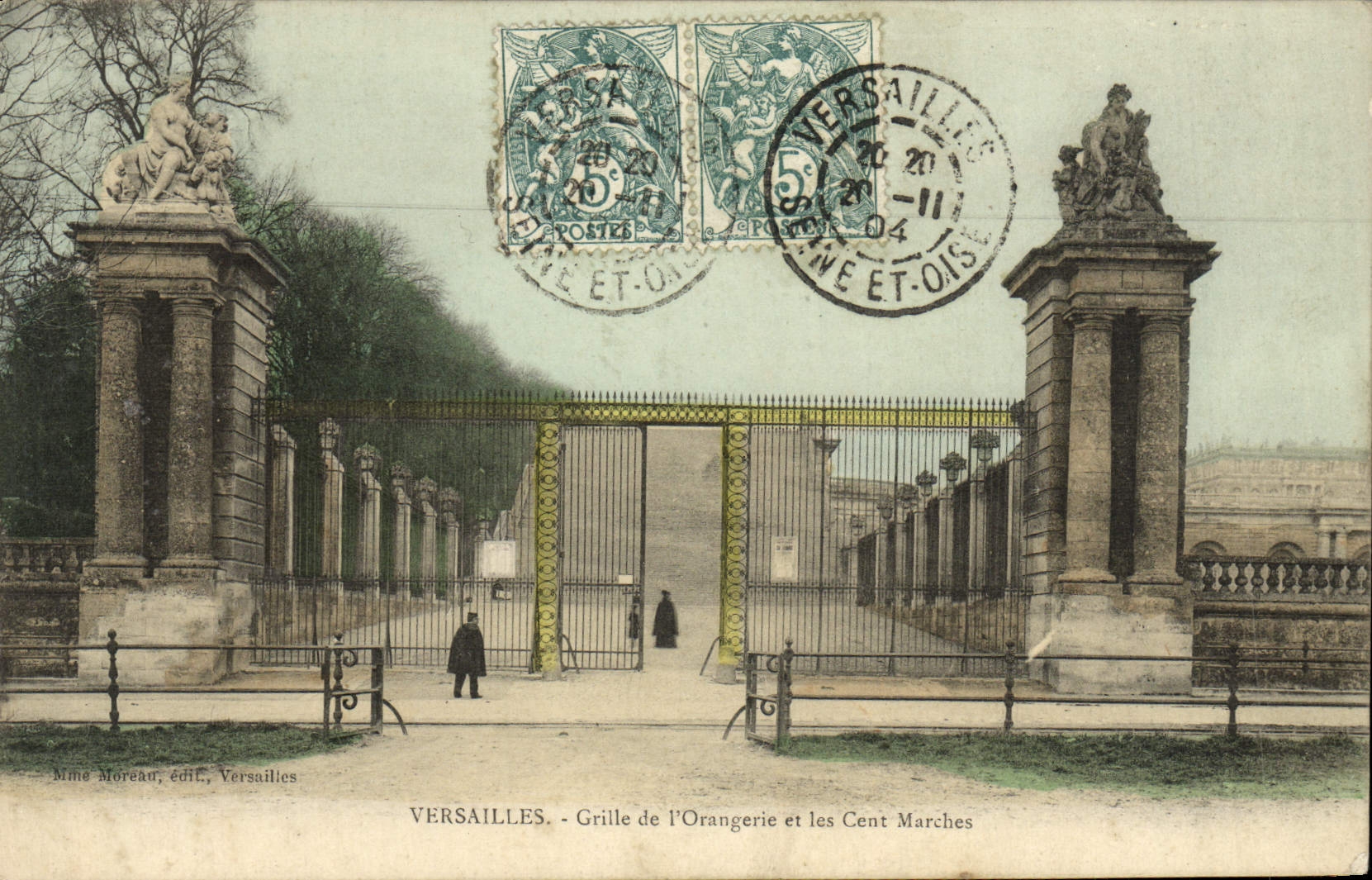 La POSTAL Versalles de la VENDIMIA asa el naranjal y los cientos pasos