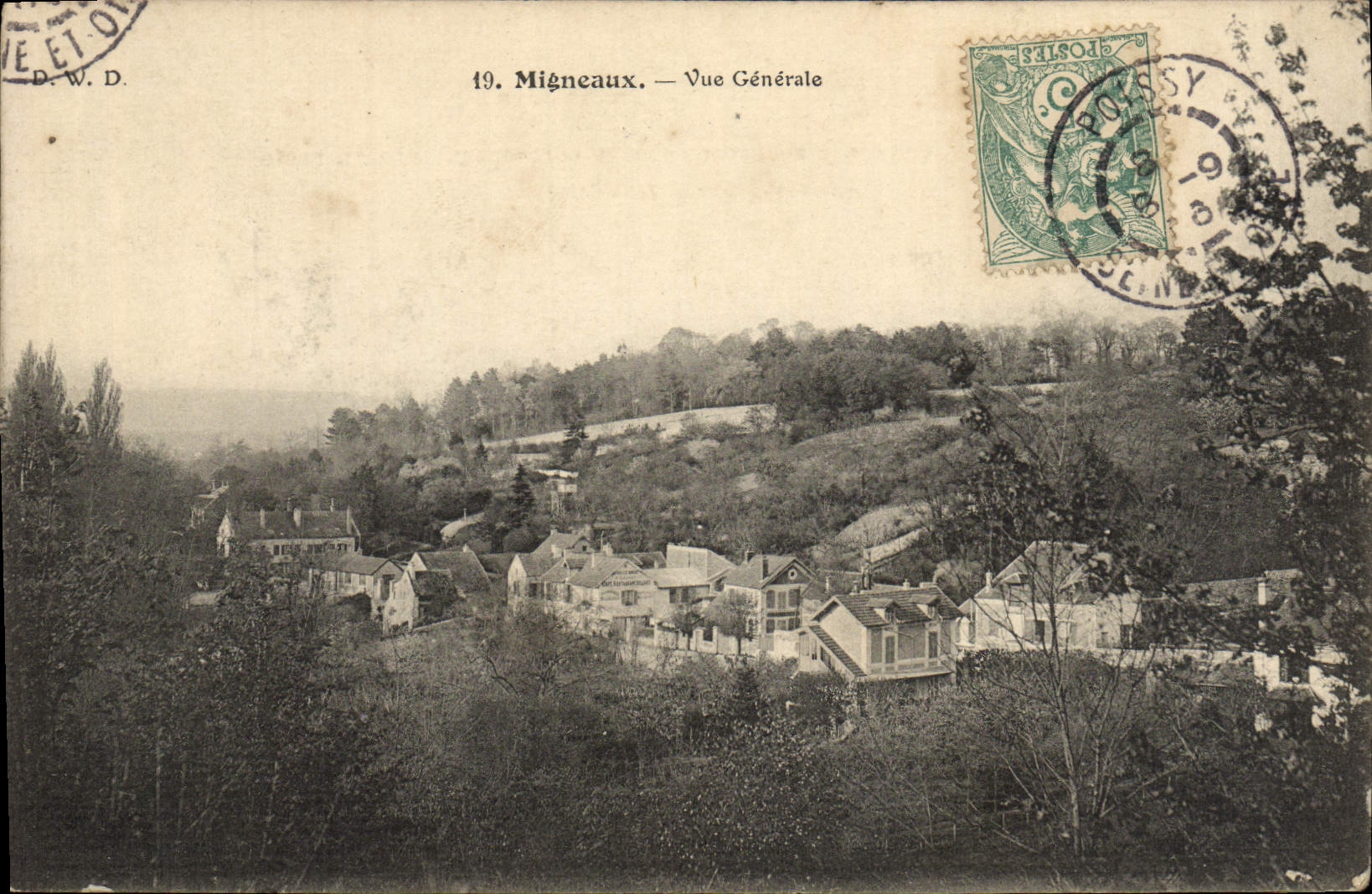 VINTAGE POSTCARD Migneaux View
