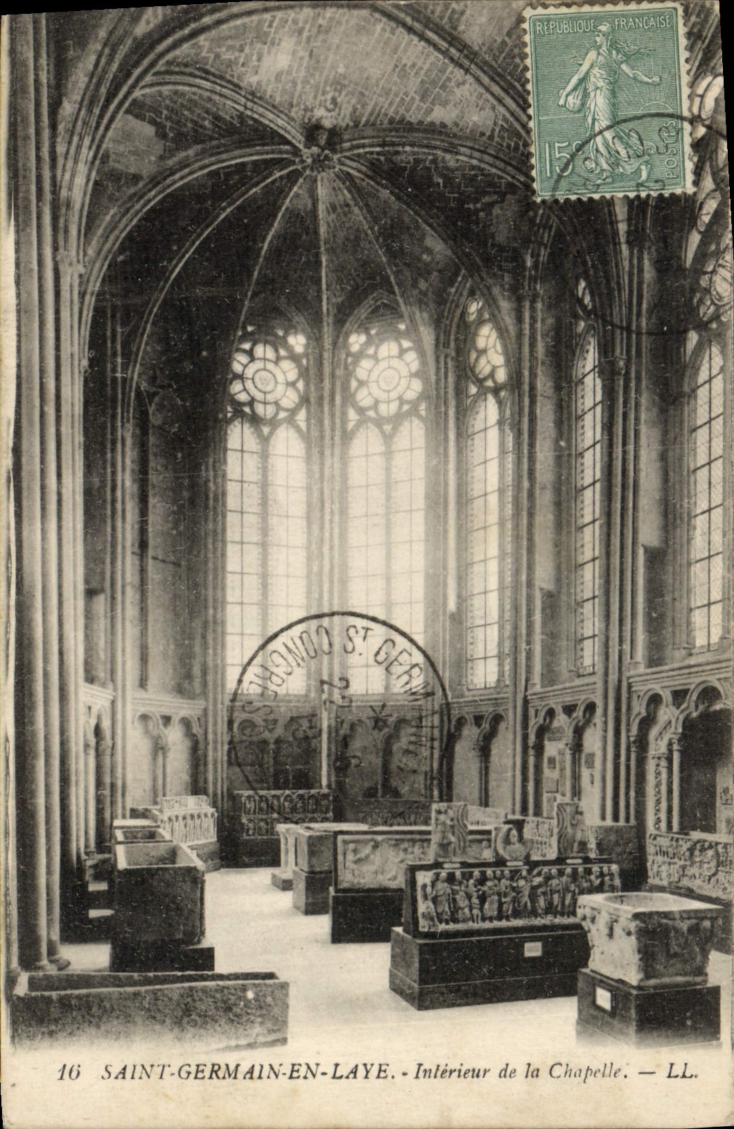 CPA Saint Germain En Laye Interieur de la Chapelle