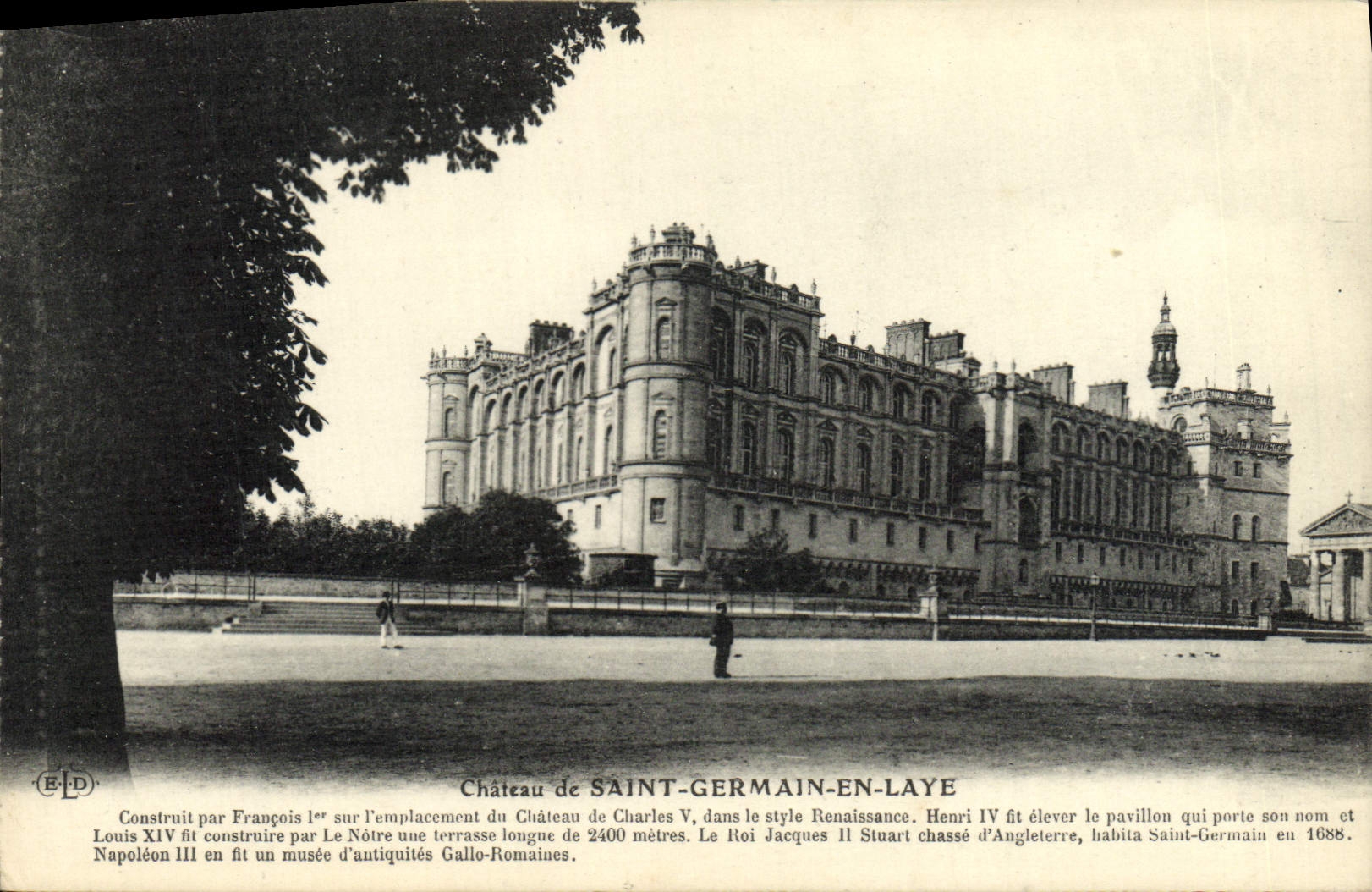 CPA Saint Germain En Laye Le chateau