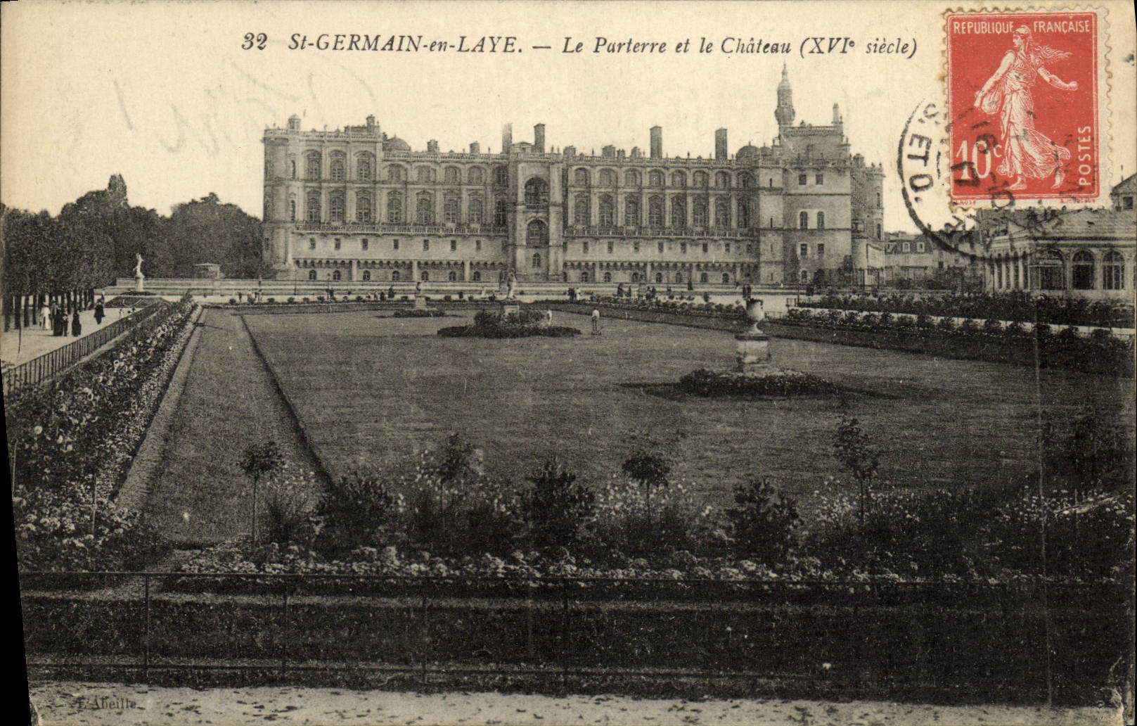 CPA Saint Germain En Laye La Parterre et le Chateau