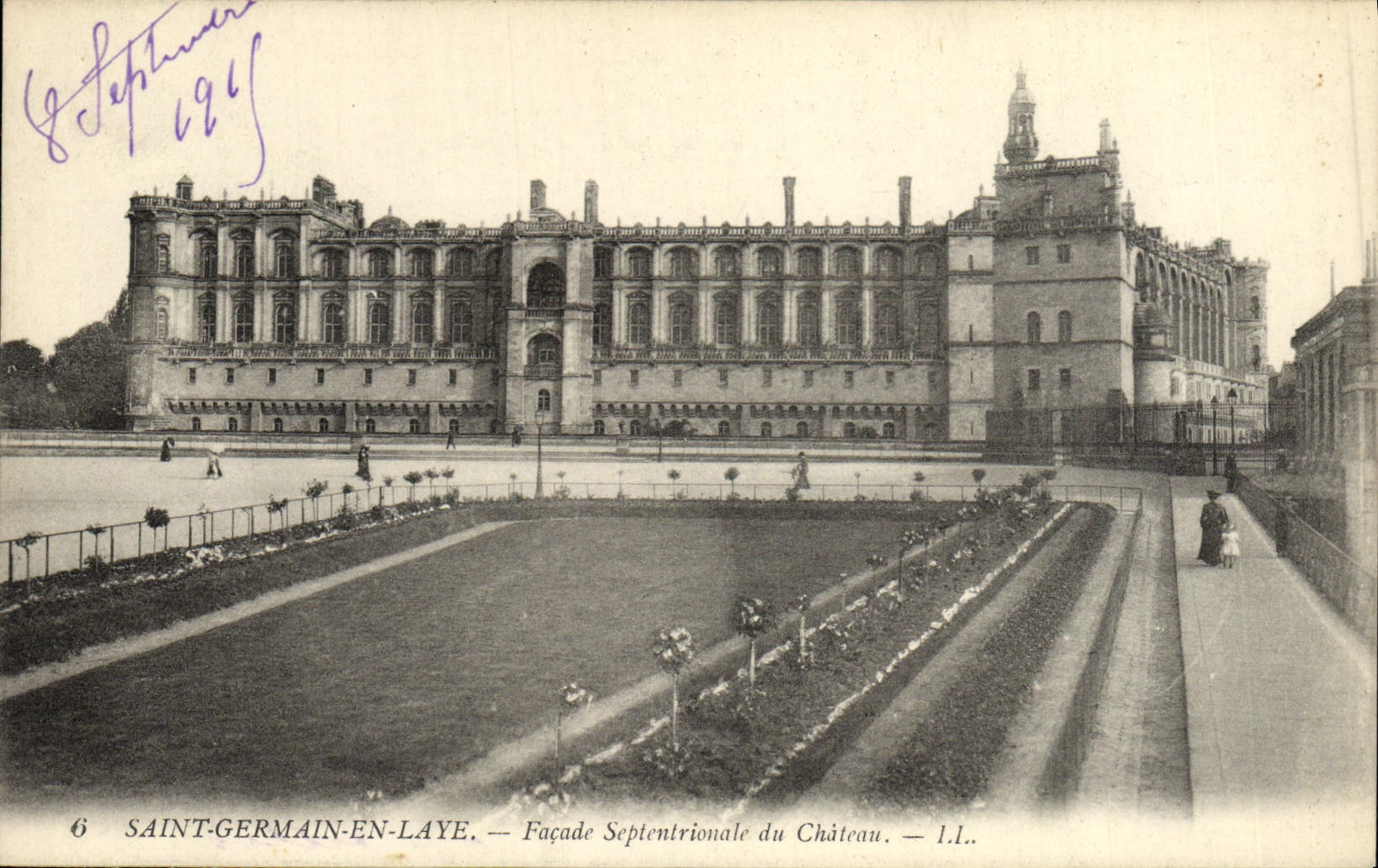 CPA Saint Germain En Laye Facade Septentrionate du Chateau