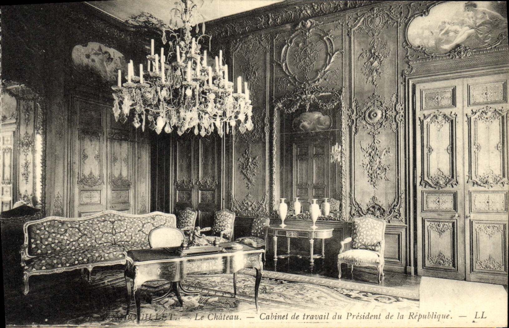 CPA Rambouillet Le Chateau cabinet de travail du president de la republique