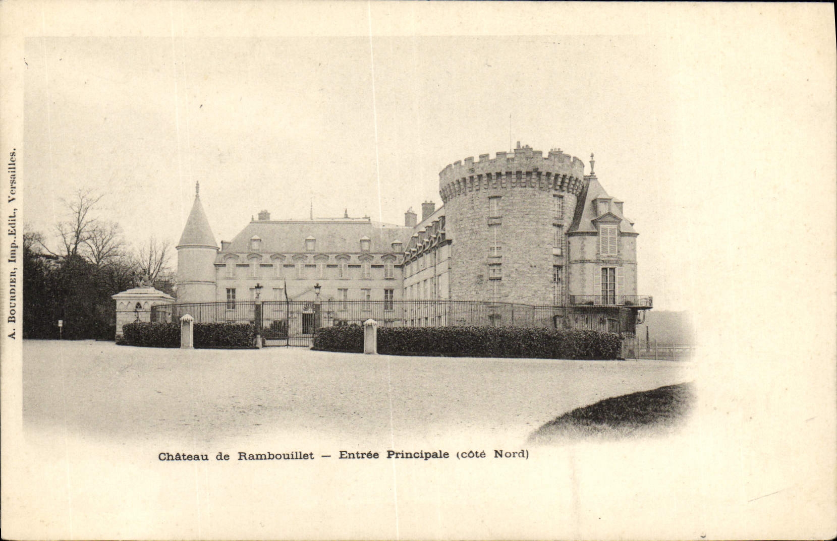 CPA Chateau De Rambouillet Entree Principale
